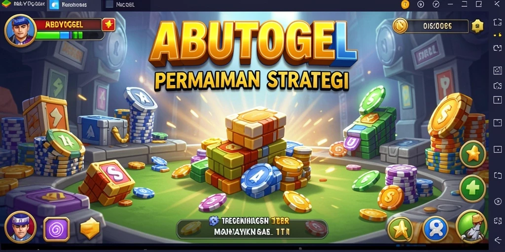 Tampilan seru gameplay ABUTOGEL yang menantang strategi.