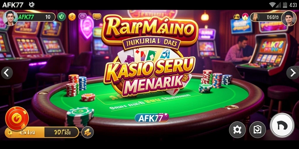 Tampilan gameplay seru dan menarik di AFK77.