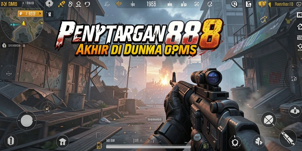 Screenshot utama AMPER88 dengan aksi tembak-menembak yang mendebarkan.