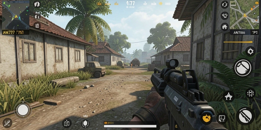 Gameplay seru AN777 dengan aksi tembak-menembak yang mendebarkan.