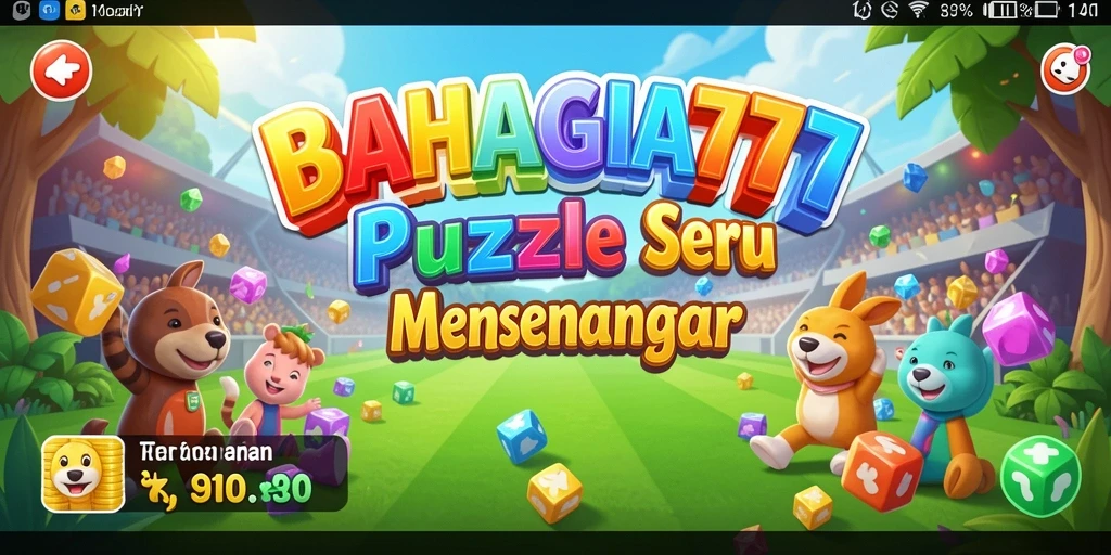 Tampilan gameplay BAHAGIA777 yang menarik dan penuh warna.