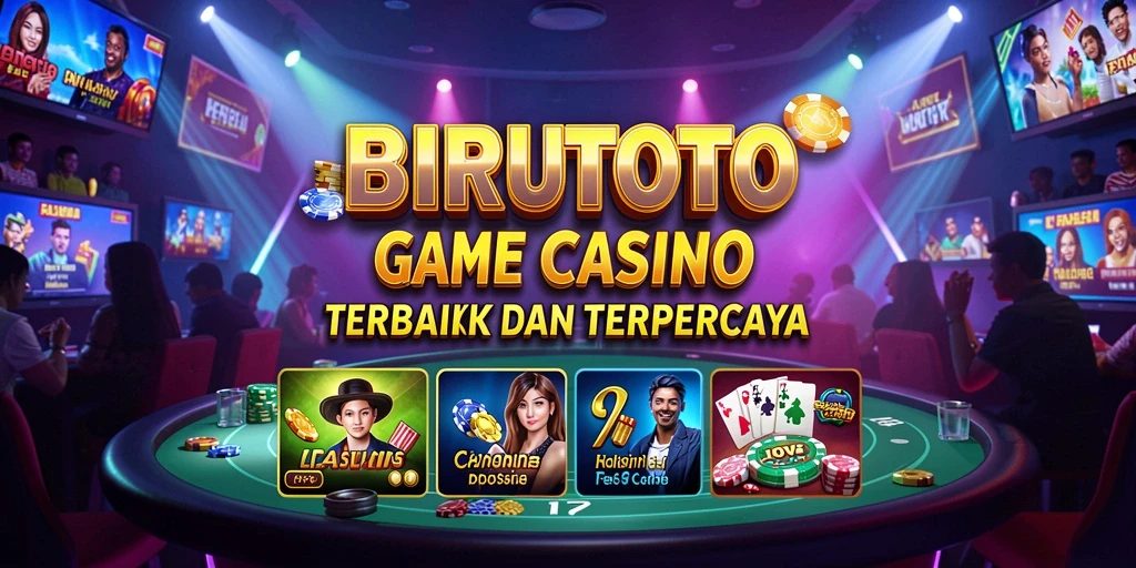 Tampilan gameplay Live Casino BIRUTOTO yang menarik dan interaktif.