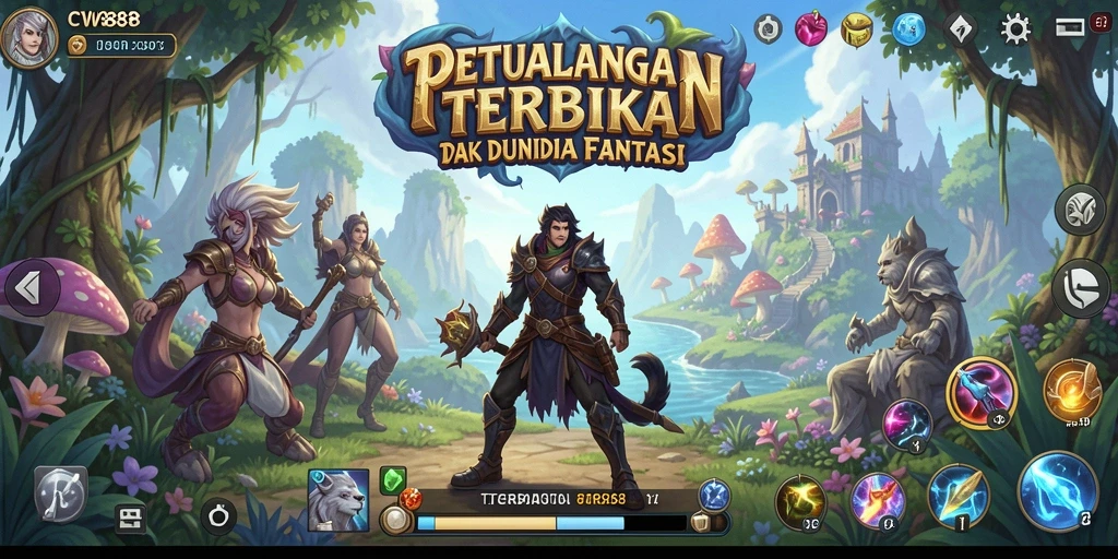 Tampilan gameplay <strong>CW8888</strong> yang menampilkan dunia terbuka yang luas.