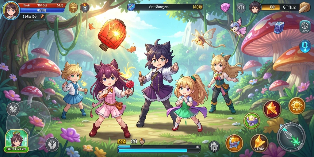 Tangkapan layar menunjukkan karakter anime yang beraksi dalam pertarungan mendebarkan.