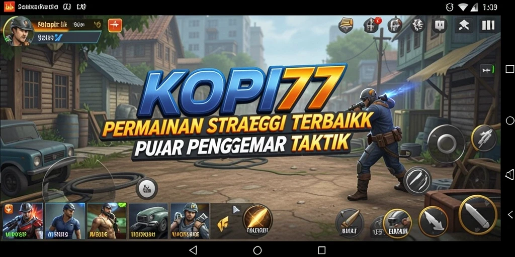 Gameplay menarik KOPI77 dengan pertempuran strategis.