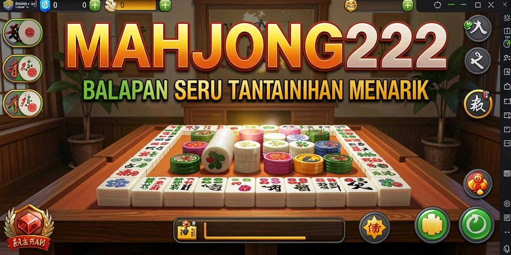 Tampilan gameplay MAHJONG222 yang mendebarkan dalam balapan