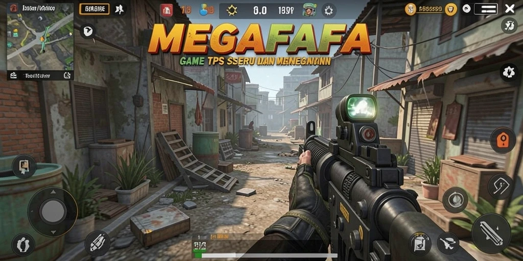 Tampilan seru dari gameplay MEGAFAFA yang menegangkan.