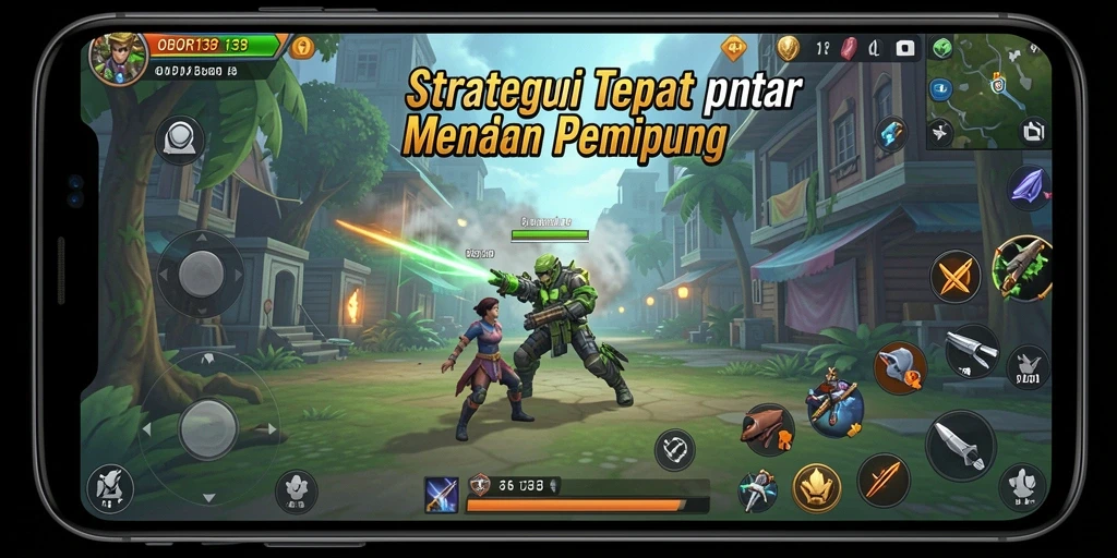 Tampilan dinamis dari gameplay strategi OBOR138 yang menantang.