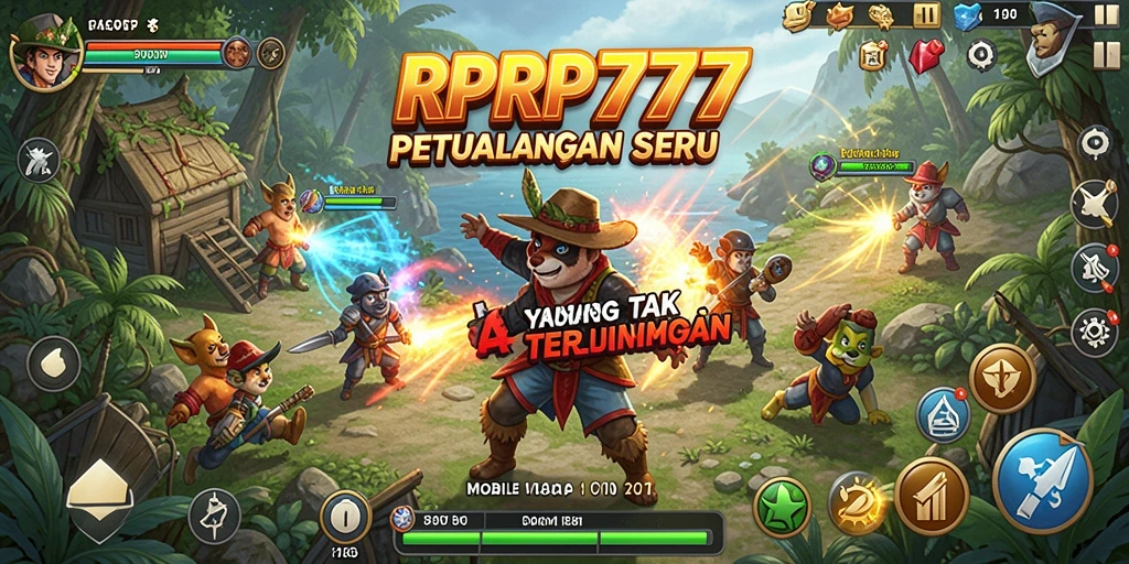 Tangkapan layar menyajikan gameplay RPRP777 yang menarik dan penuh warna.