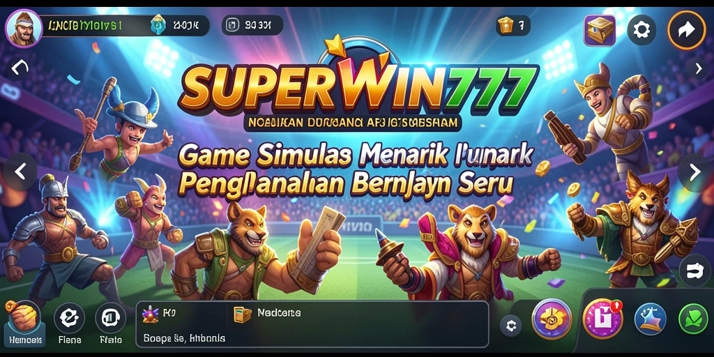 Tampilan menarik dari gameplay SUPERWIN777 yang menggugah selera bermain.