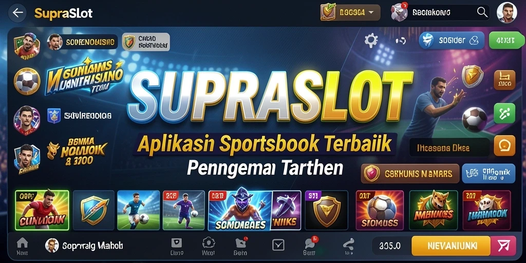 Tampilan menarik dengan berbagai jenis taruhan olahraga.