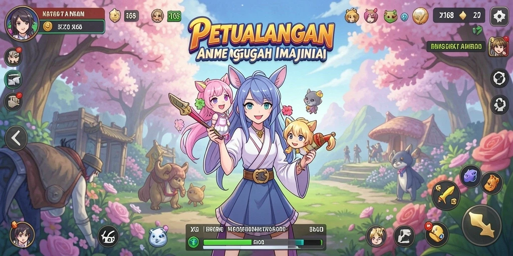 Gameplay seru dan karakter anime yang memukau di X168.